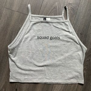 Squad Goals Crop Top